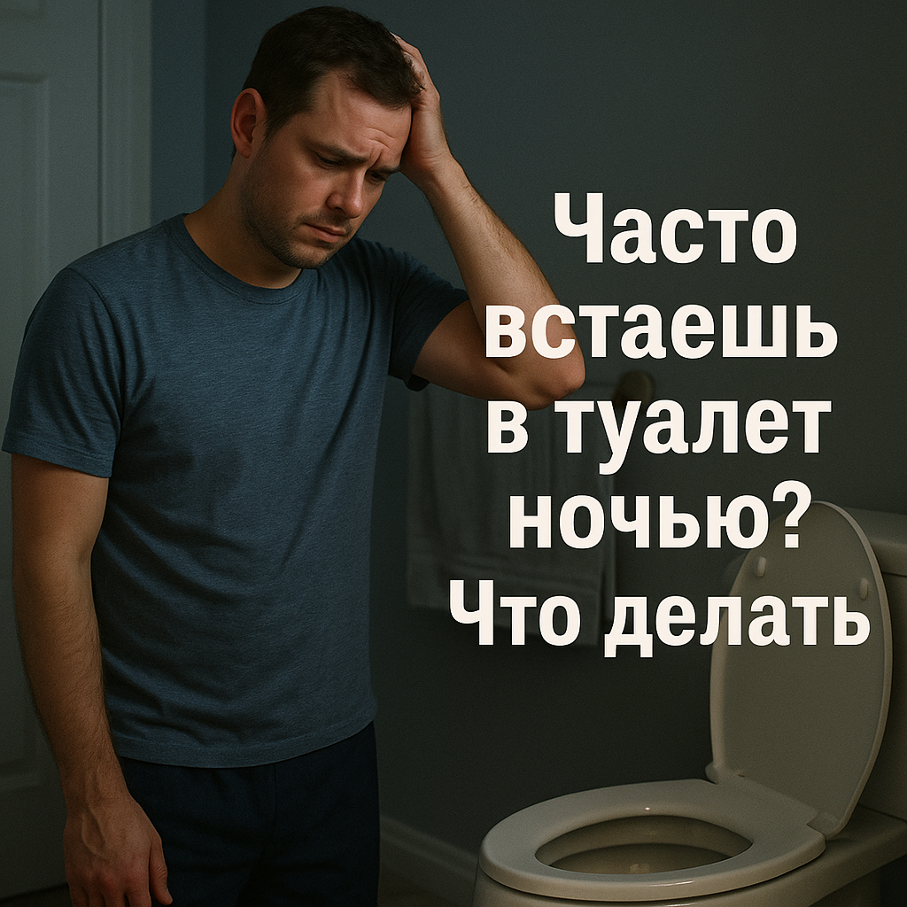 если часто встаёшь в туалет ночью