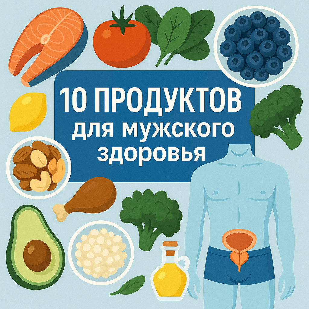 Рейтинг продуктов для мужского здоровья