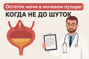 остаточная моча в пузыре