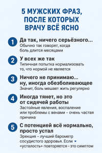 мужские фразы врачу